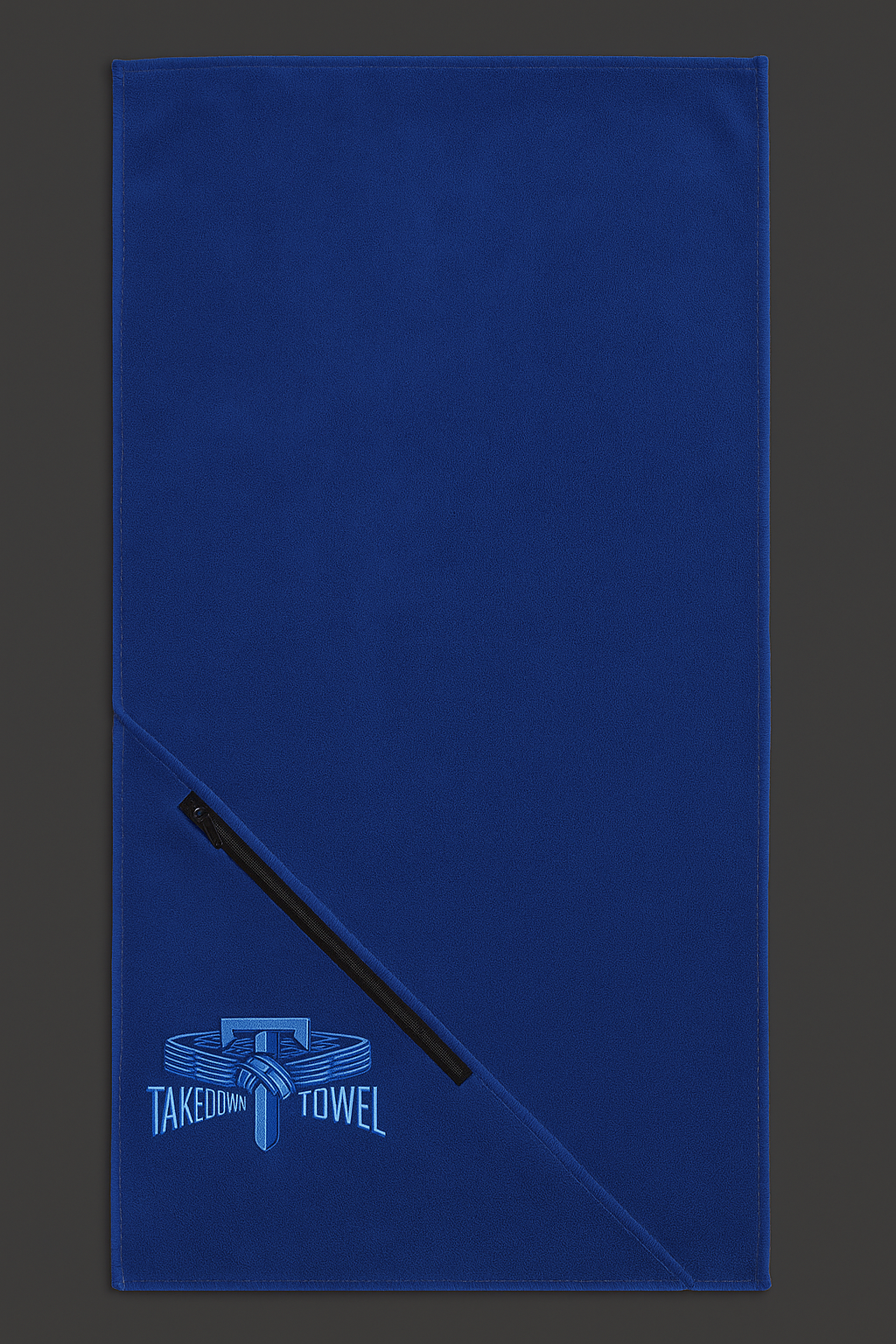 Takedown Towel β Ultra-Absorbent, Anti-Slip, Antimicrobial Gym & Fight Towel with oversized pocket