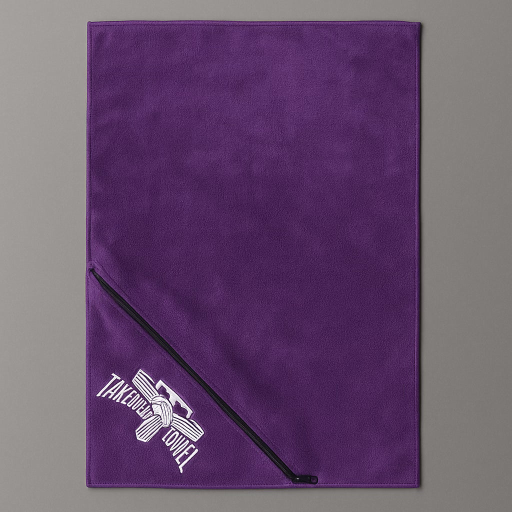 Takedown Towel β Ultra-Absorbent, Anti-Slip, Antimicrobial Gym & Fight Towel with oversized pocket